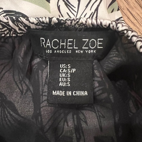 NWT Rachel Zoe Silky Tropical Bandana Crop Top Size S - Picture 6 of 6